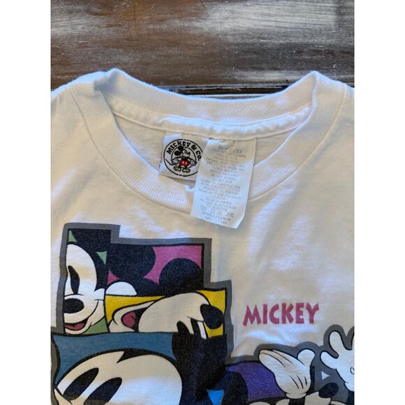 Vintage Mickey & Co Kid's Short Sleeve Mickey Graphic Tee Size 4 - Picture 2 of 3